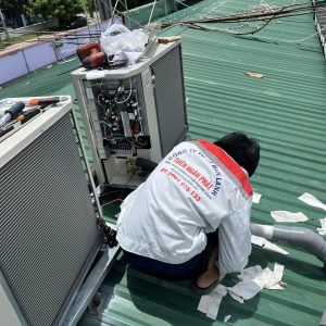 Lắp đặt Máy lạnh giấu trần Daikin 3hp cho khách sạn – nhà phố.