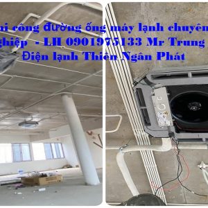 Lắp máy lạnh âm trần cassette Daikin FCF60CVM tại Quận 2