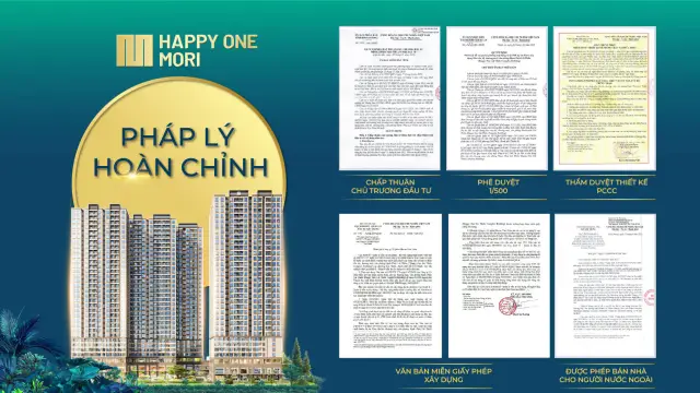 Pháp lý Happy One Mori