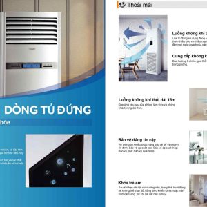 Thi công Máy lạnh tủ đứng Aqua 5.0HP chuyên nghiệp tại Quận 2