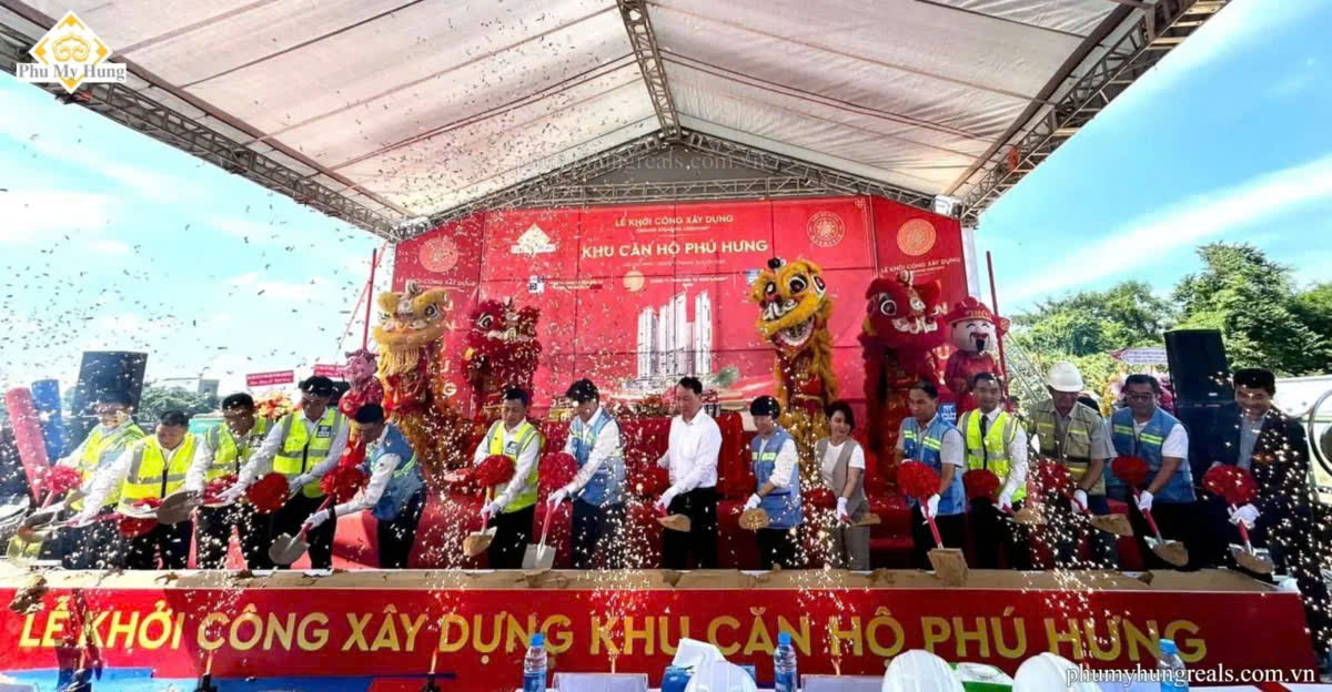 Hình ảnh khởi công dự án The Harmonie Phú Mỹ Hưng
