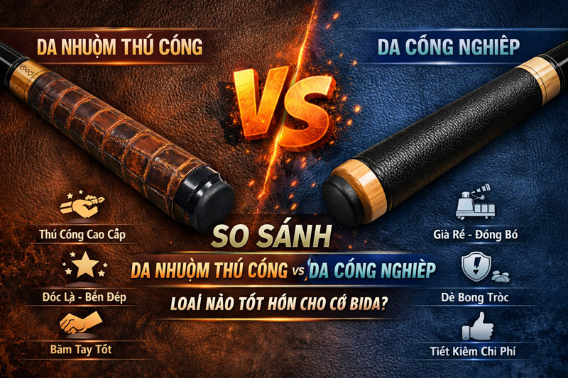 So Sánh Da Nhuộm Thủ Công Vs Da Công Nghiệp