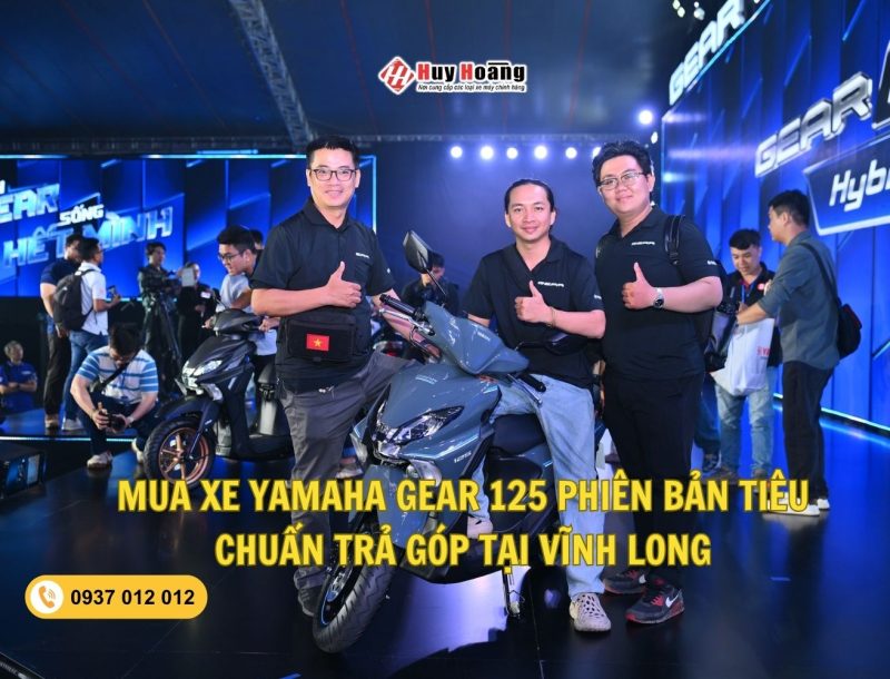 Mua xe Yamaha Gear 125 phiên bản tiêu chuẩn trả góp tại Vĩnh Long