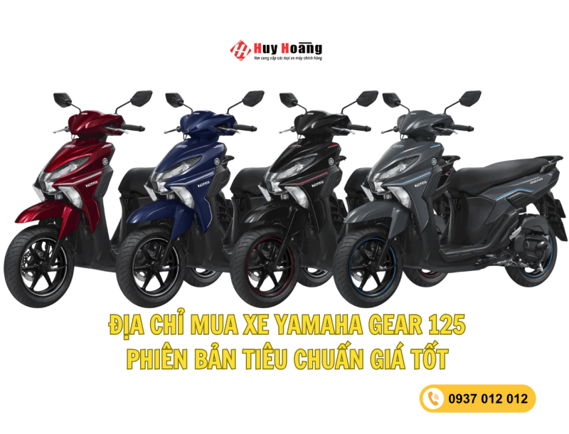 Địa chỉ mua xe YAMAHA GEAR 125 phiên bản tiêu chuẩn giá tốt