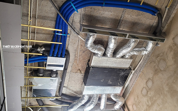 LẮP ĐẶT THIẾT BỊ THÔNG GIÓ THU HỒI NHIỆT DAIKIN