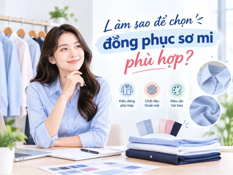 Chọn đồng phục sơ mi cho doanh nghiệp